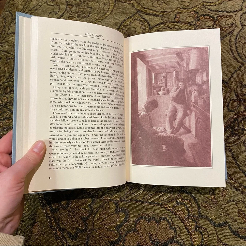 The Sea Wolf by Jack London. Vintage 1989 Readers Digest Hardcover Edition. - Picture 9 of 10
